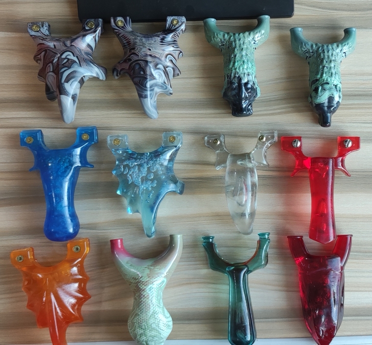 聚碳弹弓，聚碳，弹弓。左右夹片超胖虎爪，狼...