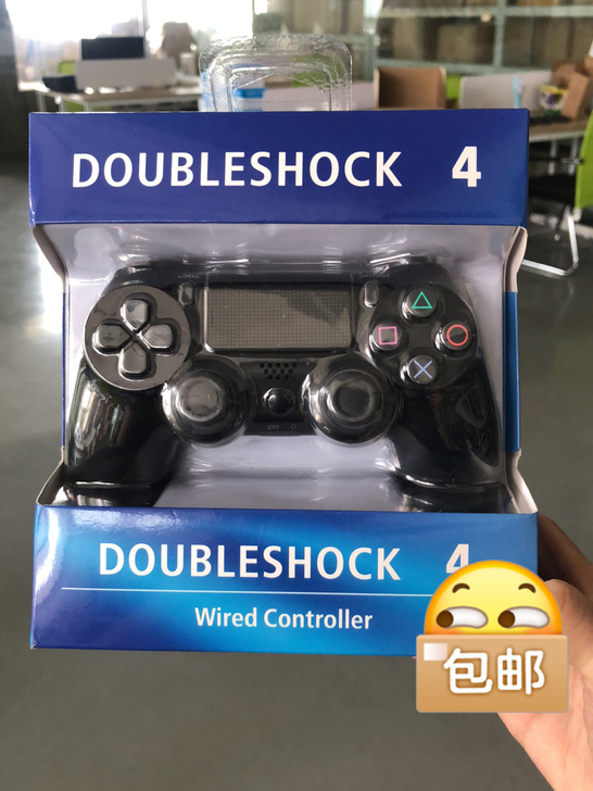 游戏手柄ps4有线手柄 全新 一次未使用...