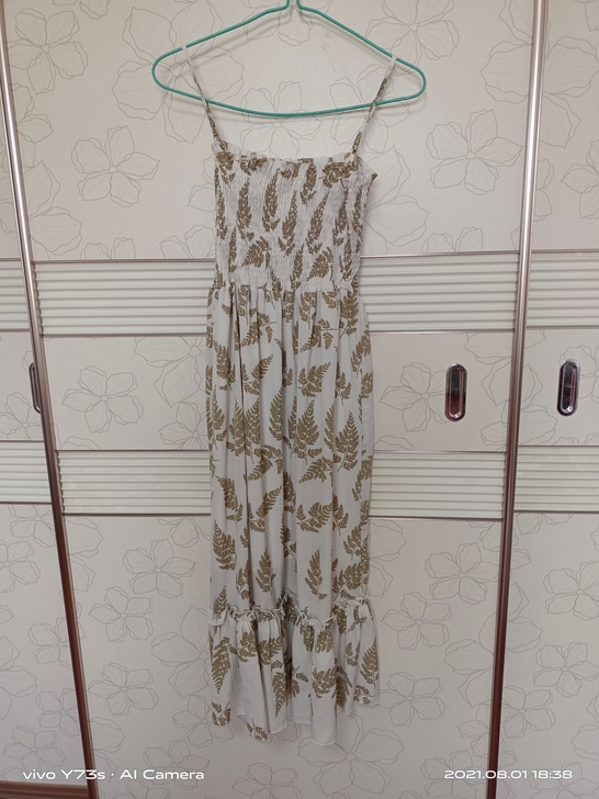 吊带雪纺裙，xxl的