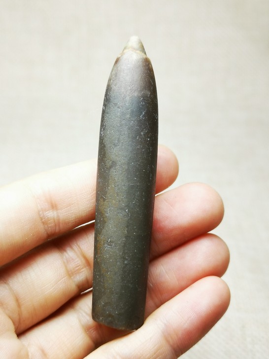 箭石化石 阿拉善天然戈壁石原石奇石