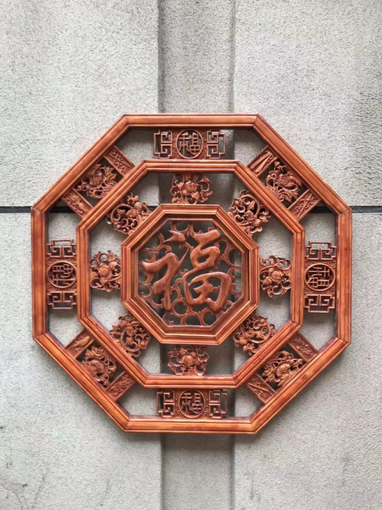 东阳木雕壁挂饰品实木雕刻画泰国描金工艺玄关...