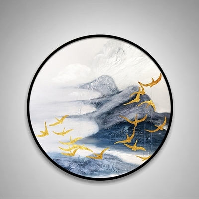 【特价清仓】山水意象装饰画现代简约客厅玄关...