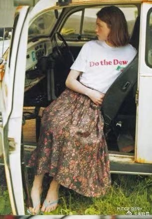 古着 vintage 伞裙 半身裙