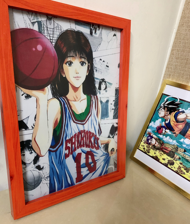 灌篮高手手赤木晴子装饰画井上雄彦漫画挂画壁...