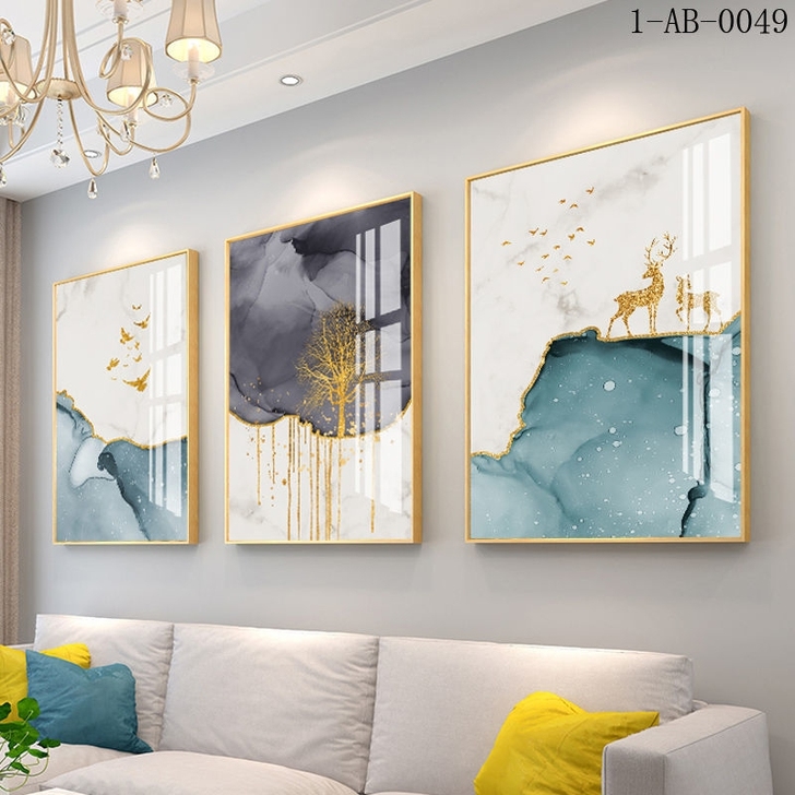 40*60尺寸有框画客厅装饰画现代简约沙发背景墙挂画大厅壁画