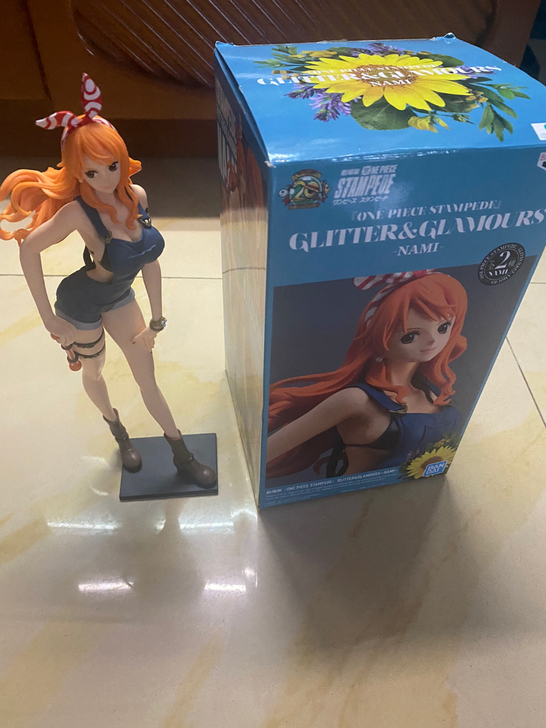 眼镜厂闪光魅力娜美 蓝色盒好 绿猫正版...