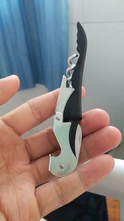 开瓶器不锈钢红酒葡萄酒倒酒器多功能便携海马...