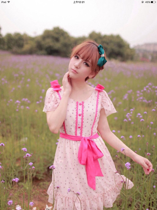 日系田园甜美小裙子小爪牙系列。