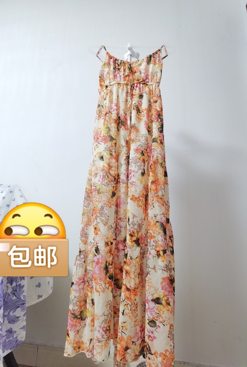 吊带沙滩长裙，160 M中码