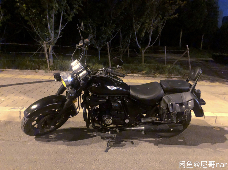 巡航复古摩托车个人一手摩托需要换车卖了换点钱