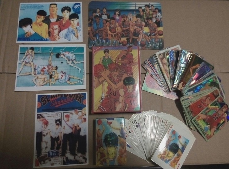 灌篮高手 篮球飞人 闪卡 金卡 双面卡 平...