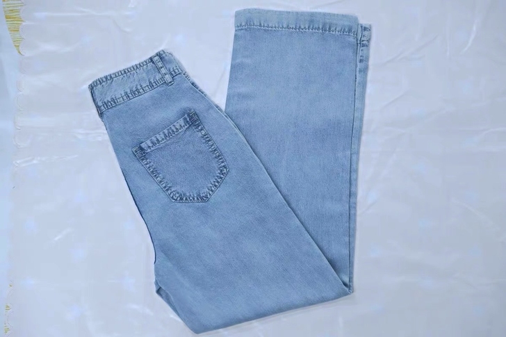 【特价包邮】天丝阔腿牛仔裤女夏季薄款202...