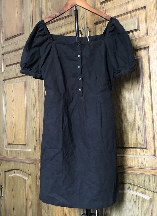 全新夏季A字赫本小黑裙39包邮