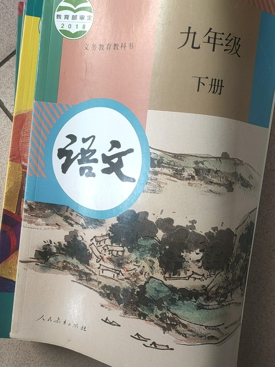 九下全新课本语数英政治历史全新课本