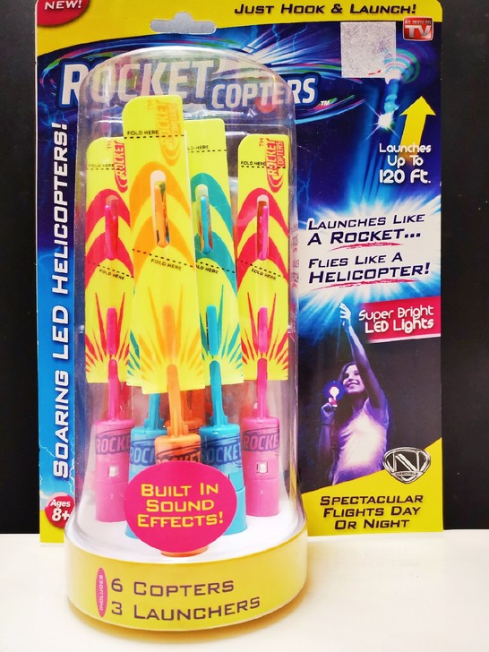 弹弓竹蜻蜓夜间发光玩具摆摊户外玩具儿童玩具