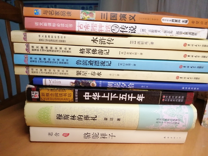 出名著文学作品，书城购入正版书，一起买的话...