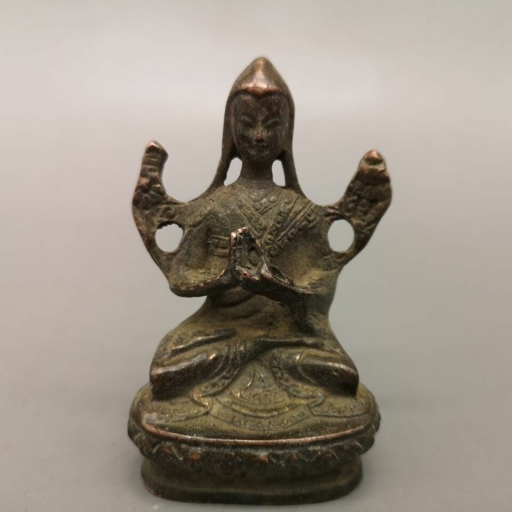 铜佛铜像小摆件佛像风水家居摆件饰品藏密佛老...