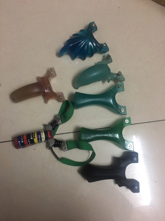 钛合金惊魂弹弓，弓头钛合金铝合金手把全新钛...