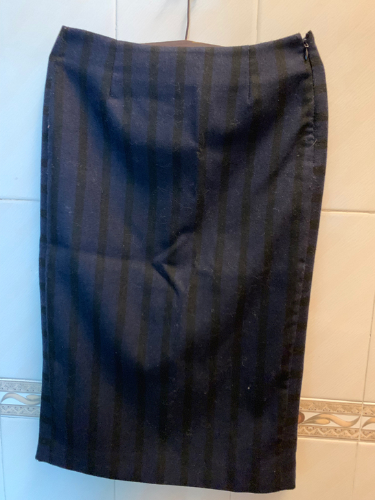 MAJE 毛呢铅笔裙 36码