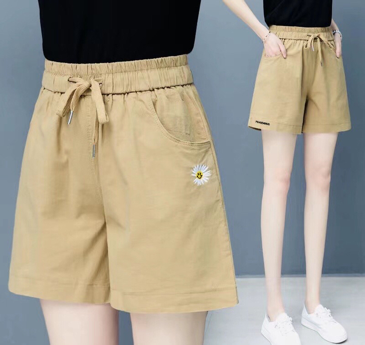 【新品特价清仓】全新休闲百搭纯棉五分裤女夏...