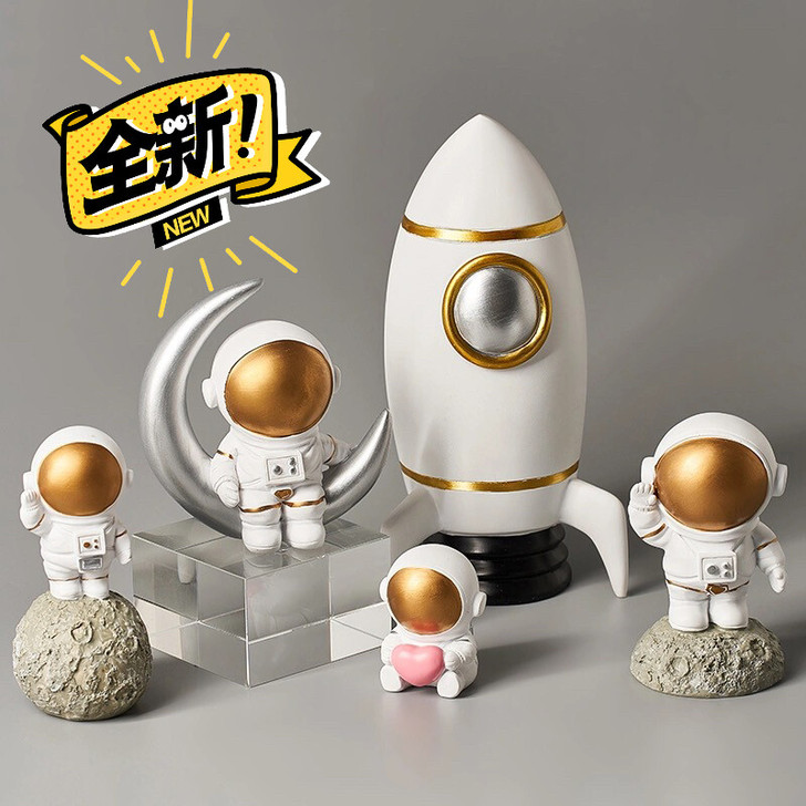 【低价出售】创意北欧太空人摆件宇航员家居客...