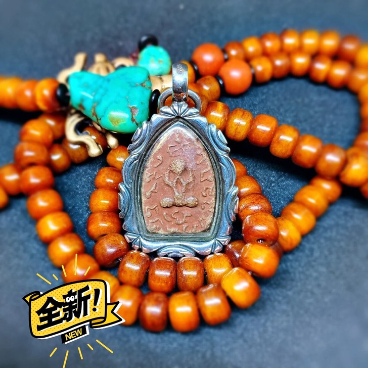 泰心缘泰国佛牌正牌掩面佛120年老牌掩面佛...