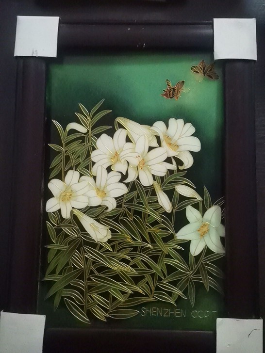 全新，护角未拆，景泰蓝工艺画原材料套装，可...