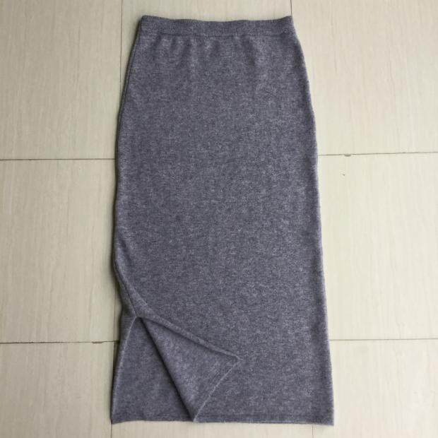 买信誉款!30羊绒70羊毛 混纺铅笔裙 直...