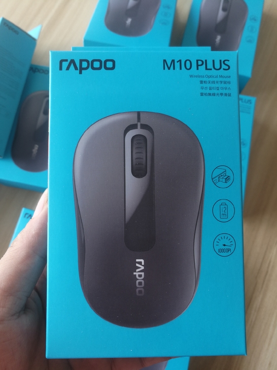 【正品】雷柏M10无线鼠标,静音电脑无线U...