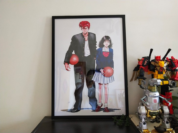 灌篮高手樱木花道赤木晴子原画风格大海报带木...