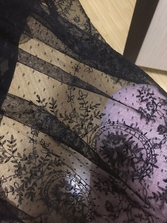 黑色高端蕾丝半身伞裙，商场入九百多，穿两次