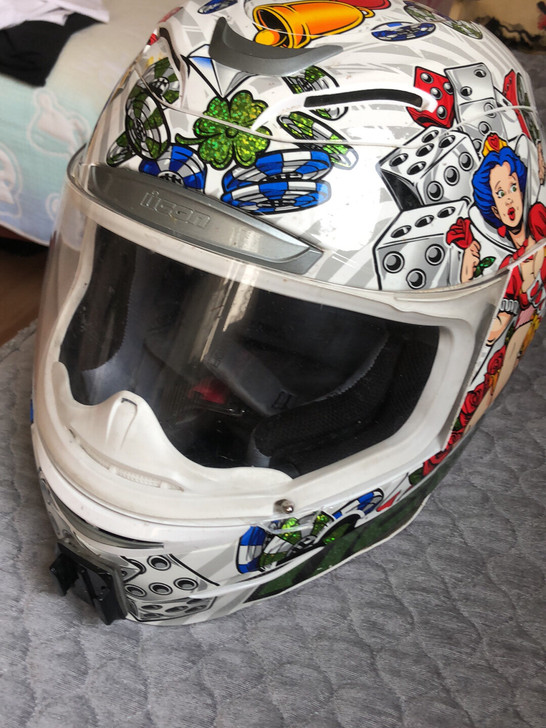 icon女王 摩托头盔 不是shoei a...