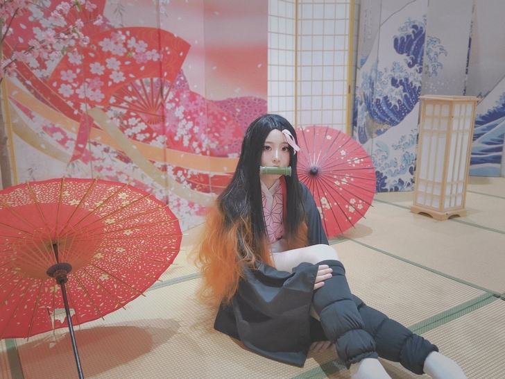 灶门祢豆子cos服到你那里是三手 出过一次...