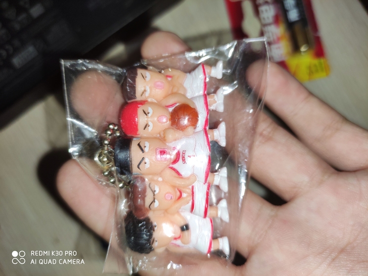 万代正版灌篮高手钥匙链，1994年绝版老物