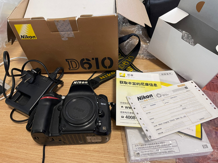 尼康d610全画幅单反相机