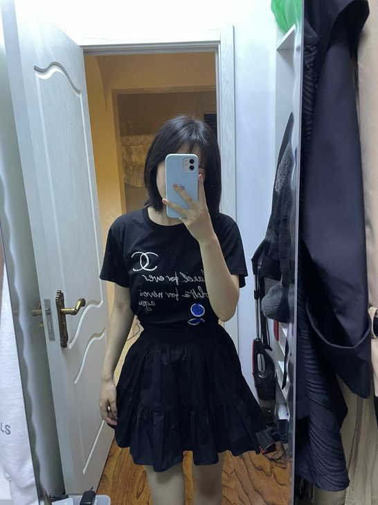 高腰半身裙 蓬蓬裙