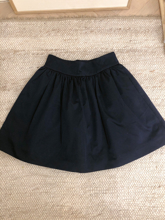 MS MIN 藏青色高腰蓬蓬裙