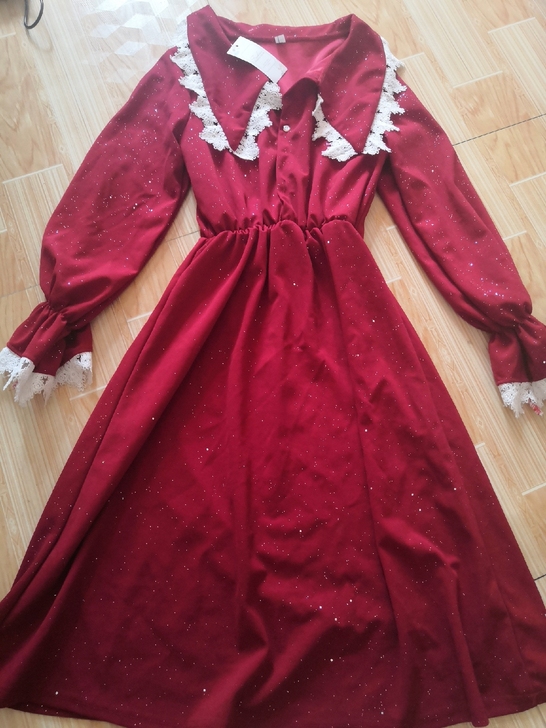 全新圣诞风连衣裙