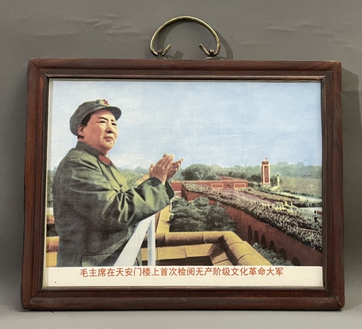 红木瓷板画挂屏！！