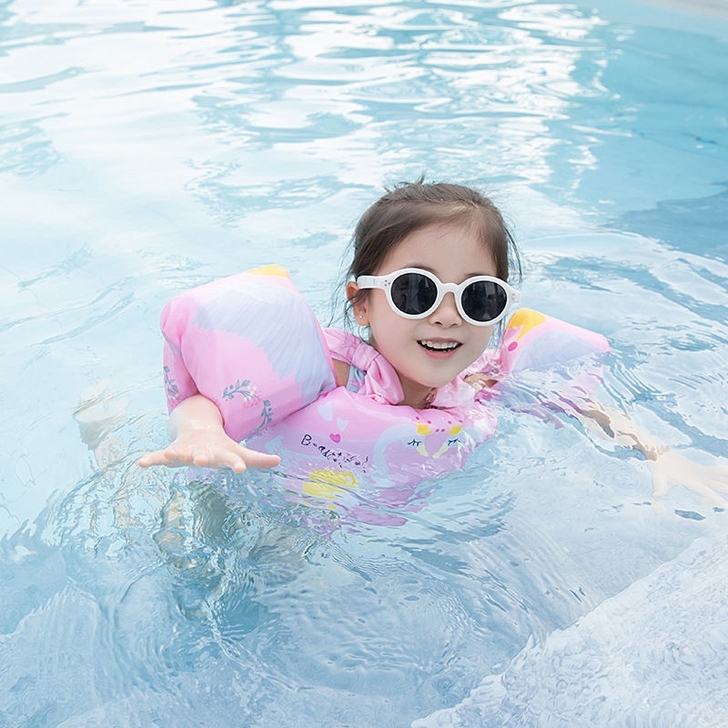 儿童浮力泳衣游泳免充气泡沫手臂圈男女宝浮力...