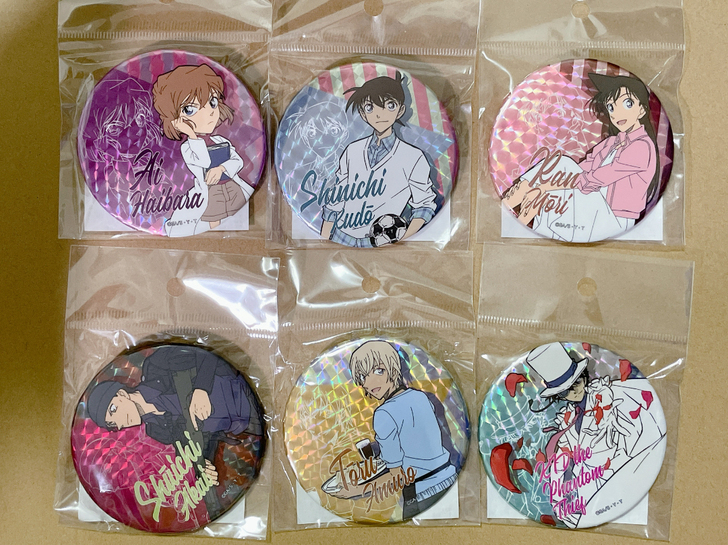 名侦探柯南 大闪吧唧2021 工藤新一毛利...