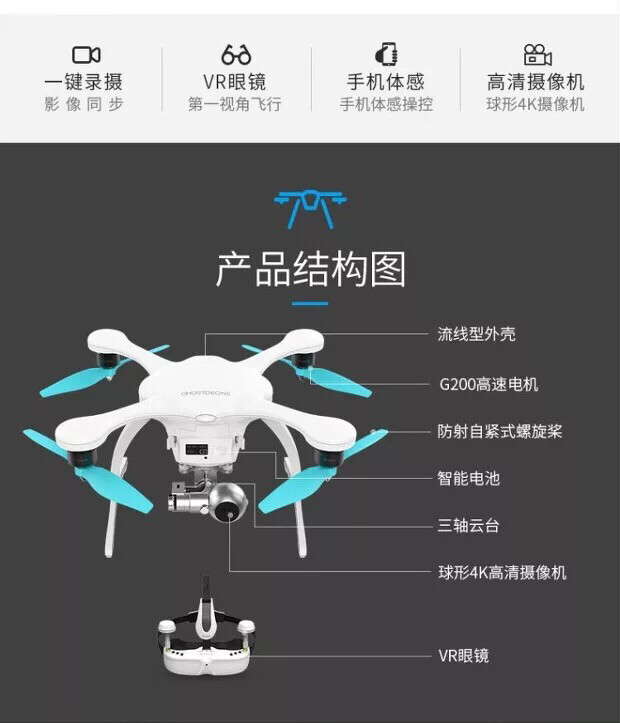亿航2.0旗舰版无人机苹果版，电池有点鼓包...