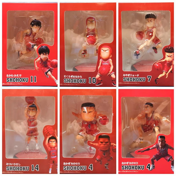 灌篮高手Q版6款 湘北五虎 樱木花道 流川...