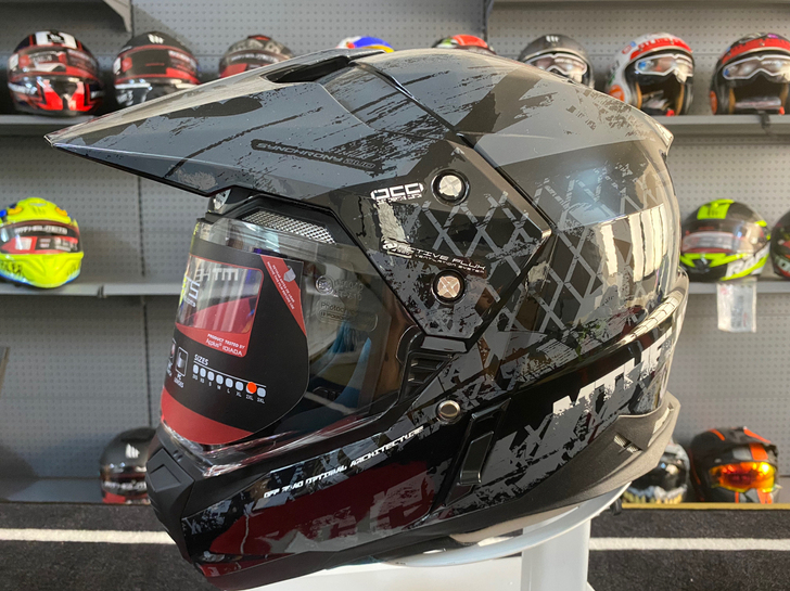 西班牙MT头盔拉力盔双镜片头盔赛车摩托车盔...