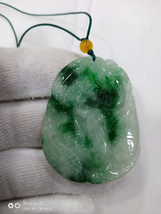 缅甸翡翠,挂件,明清时期,家里的珍藏品,保...