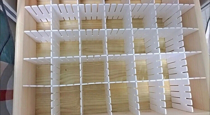 抽屉分隔板自由组合隔断整理