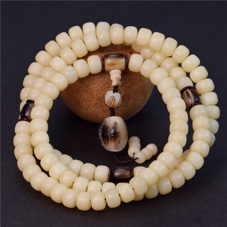 纯手工工艺品牦牛骨完美手串