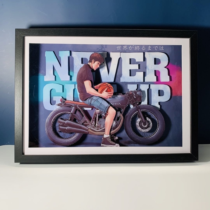 灌篮高手立体装饰画，湘北合照，三井寿，灌篮...