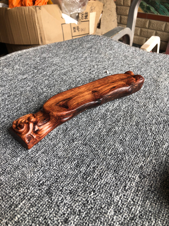 极品难寻 精品鬼脸纹水波纹原木料纯手工雕刻...