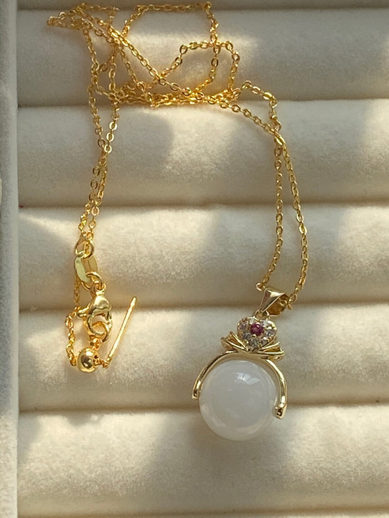 羊脂白玉路路通，白玉路路通